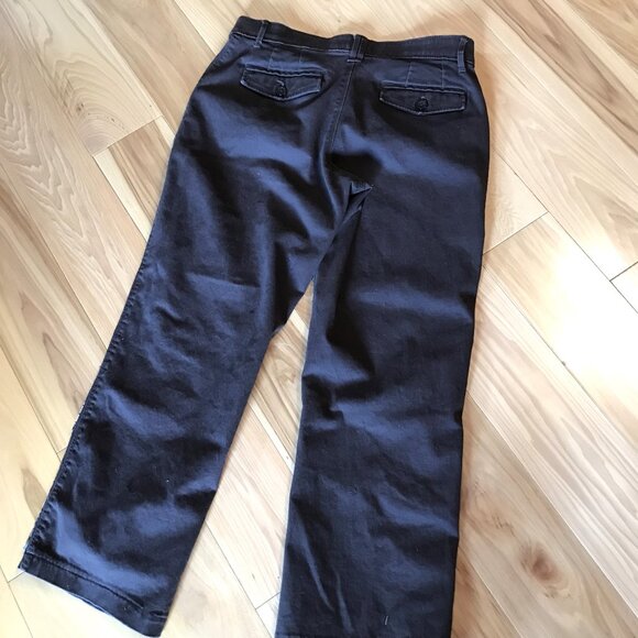 Upcycled Boho Patchwork Jeans, Women's Size 8 Short: Brown Hippie Grunge Pants - Picture 8 of 8